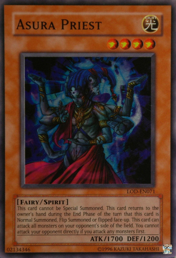 Asura Priest [LOD-EN071] Super Rare (ONLINE ORDER ONLY)