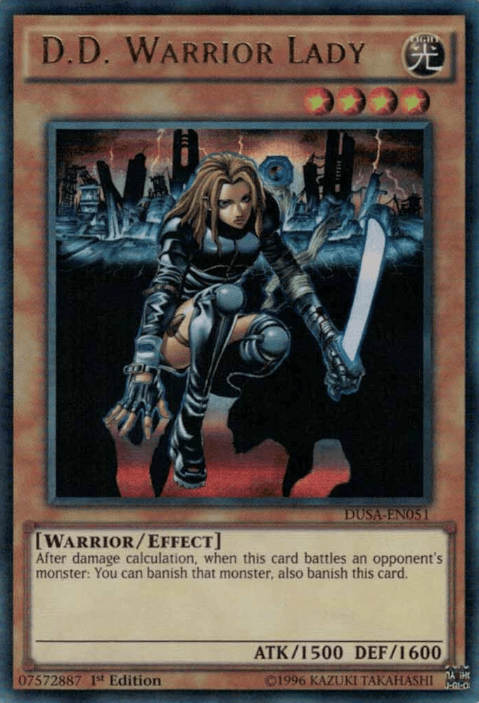 D.D. Warrior Lady [DUSA-EN051] Ultra Rare (ONLINE ORDER ONLY)