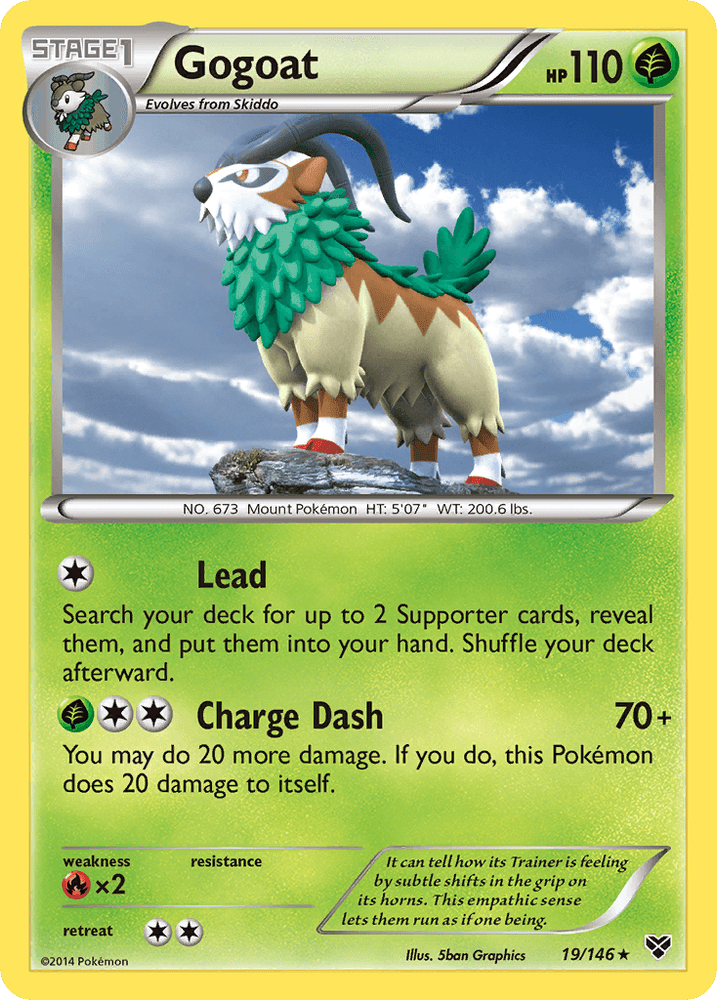 Gogoat (19/146) [XY: Base Set] (Online Only)