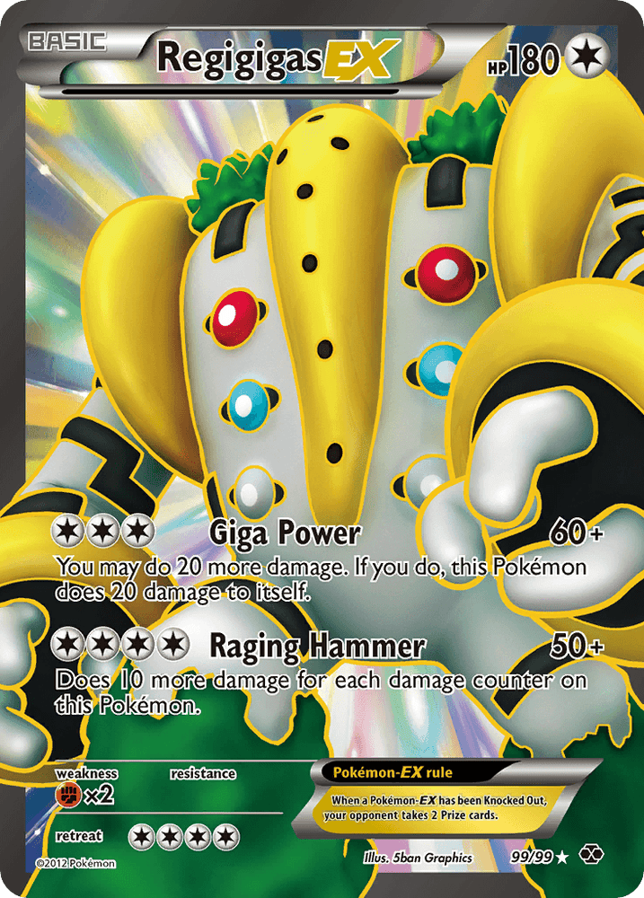 Regigigas EX (99/99) [Black & White: Next Destinies] (Online Only)