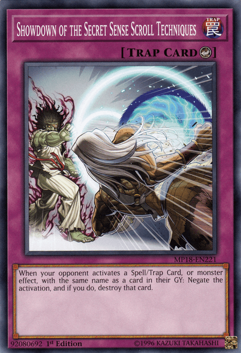 Showdown of the Secret Sense Scroll Techniques [MP18-EN221] Common (ONLINE ORDER ONLY)