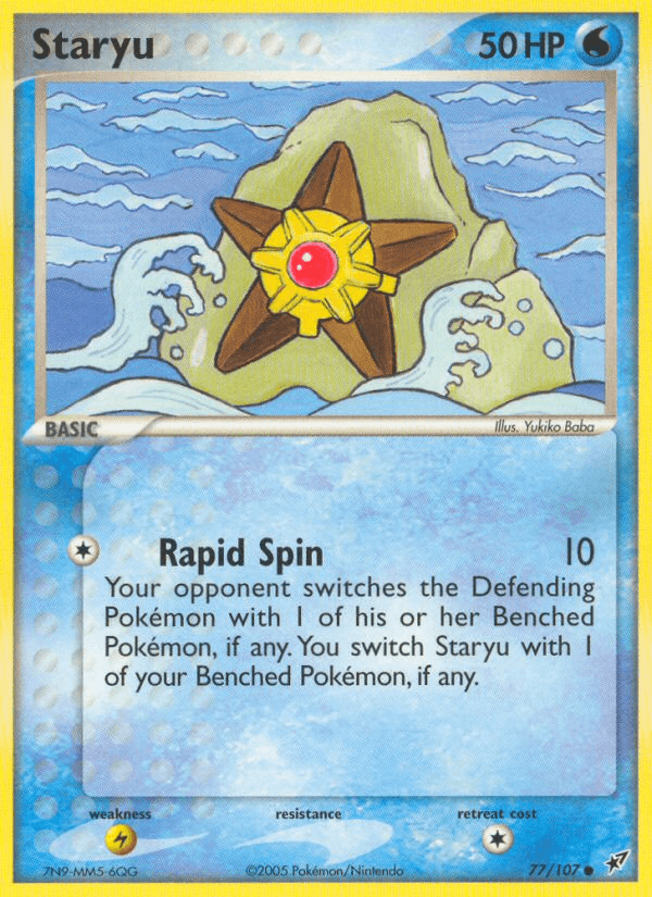 Staryu (77/107) [EX: Deoxys] (Online Only)