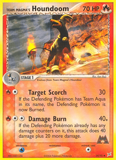 Team Magma's Houndoom (34/95) [EX: Team Magma vs Team Aqua] (Online Only)