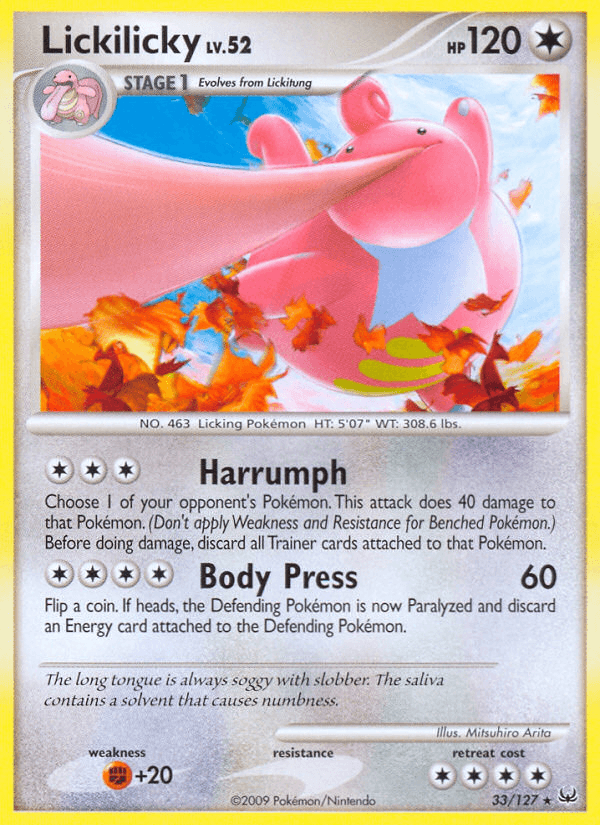 Lickilicky (33/127) [Platinum: Base Set] (Online Only)