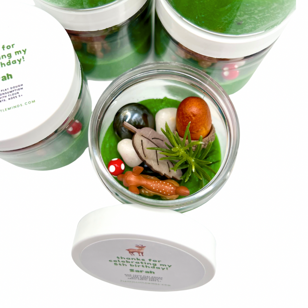 Woodlands Play Dough Party Favors for Kids' Farm Birthday (ONLINE ORDER ONLY)