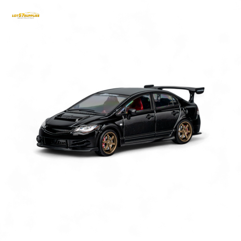 (Pre-Order) Microturbo Custom FD2 J'S Racing - Metallic Black 1:64 (ONLINE ORDER ONLY)