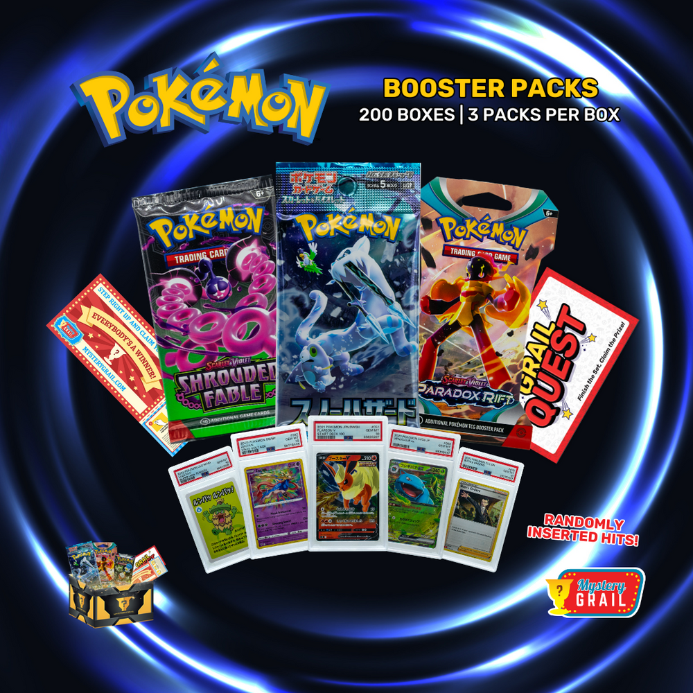 Pokemon Triple Booster Pack - Mystery Grail (Online Order Only)