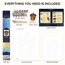 Gryffindor Crest - Paint By Numbers Kit (ONLINE ORDER ONLY)