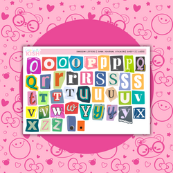 Ransom Letters | Journal Stickers (ONLINE ORDER ONLY)