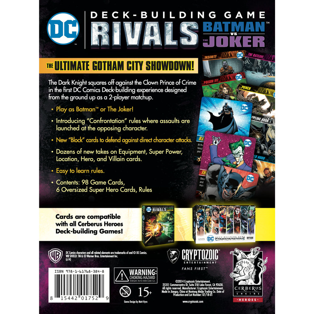 DC Deck-Building Game: Rivals — Batman vs. The Joker (ONLINE ORDER ONLY)