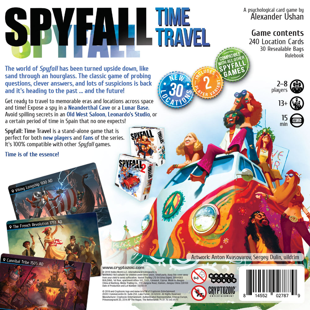 Spyfall: Time Travel (ONLINE ORDER ONLY)
