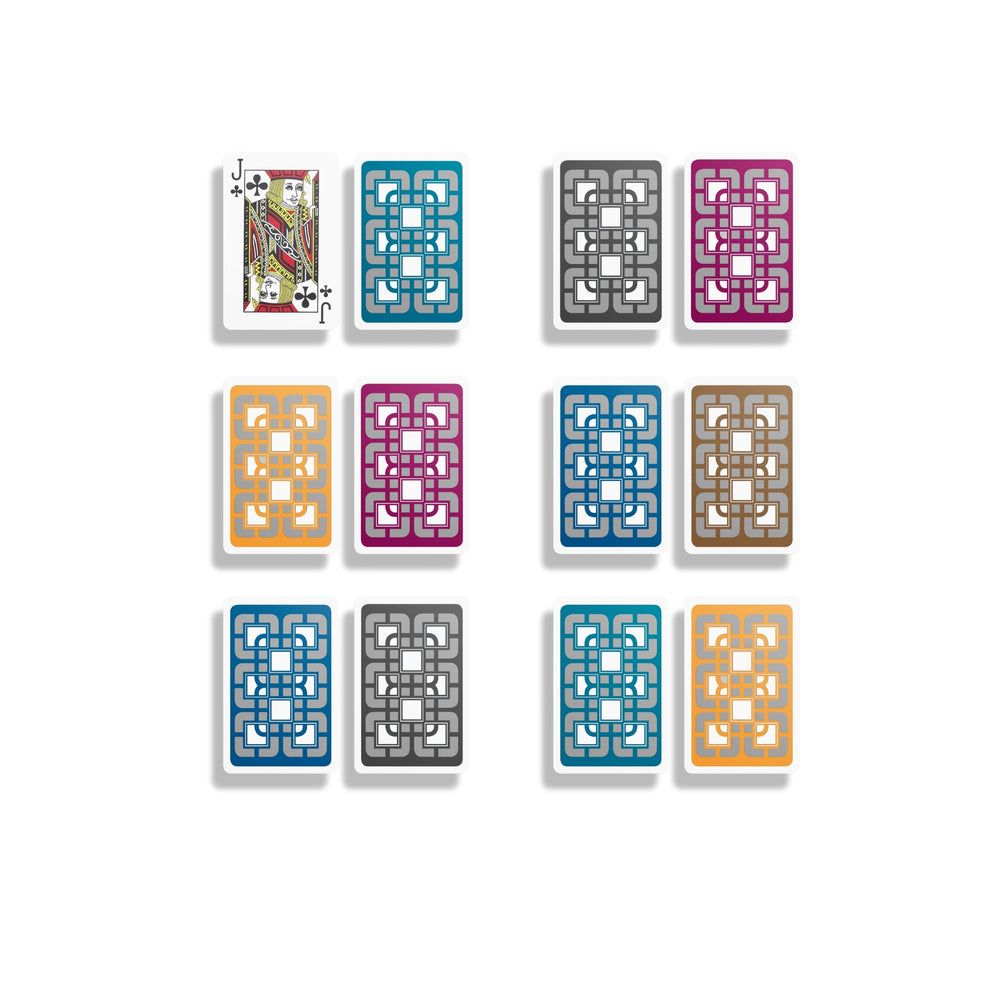 All-Plastic Baron Bridge Playing Card (Slightly Larger Index) - Boxed Double Deck (ONLINE ORDER ONLY)