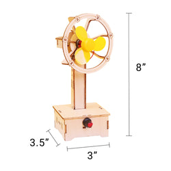 Variable Speed Oscillating Fan DIY Kit, Educational STEM Toy (ONLINE ORDER ONLY)