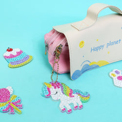 Adorable Keychains Diamond Art Kit – Unicorn (Set of 15) (ONLINE ORDER ONLY)