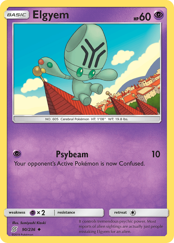 Elgyem (90/236) [Sun & Moon: Unified Minds] (Online Only)