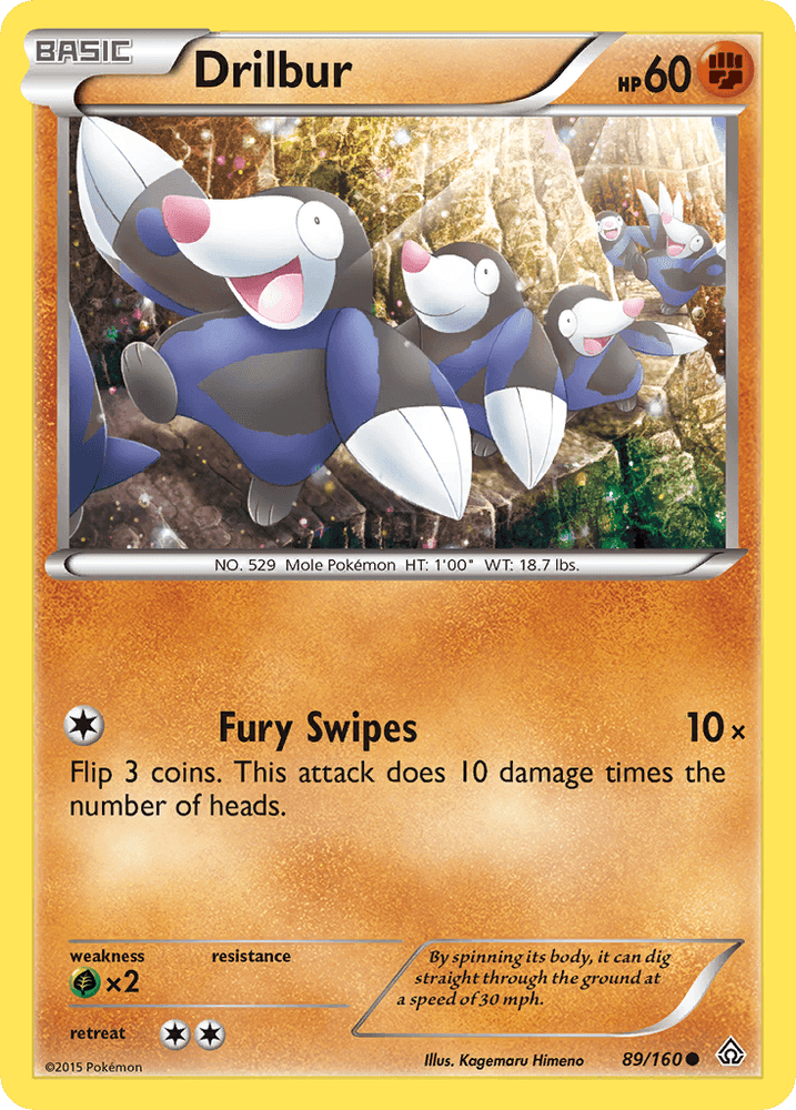 Drilbur (89/160) [XY: Primal Clash] (Online Only)