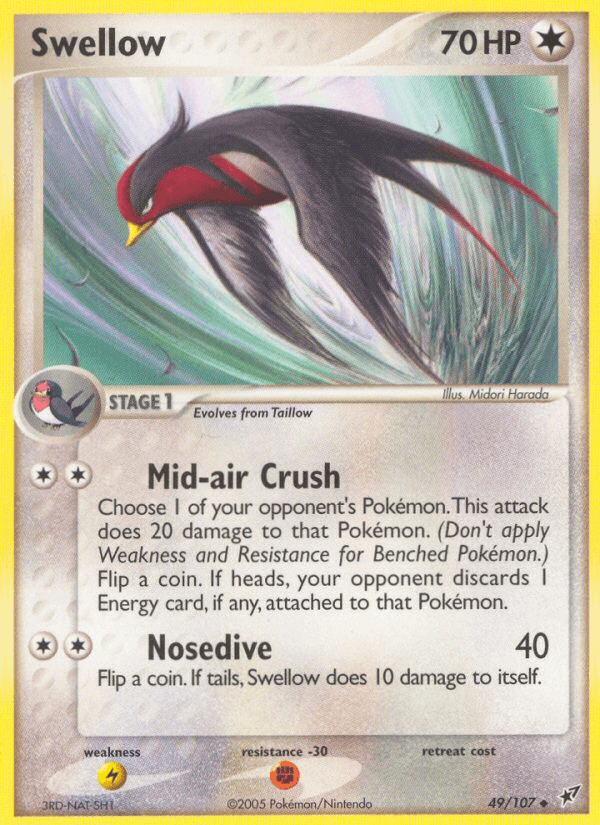 Swellow (49/107) [EX: Deoxys] (Online Only)