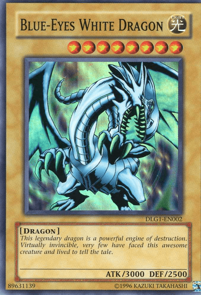 Blue-Eyes White Dragon [DLG1-EN002] Super Rare (ONLINE ORDER ONLY)