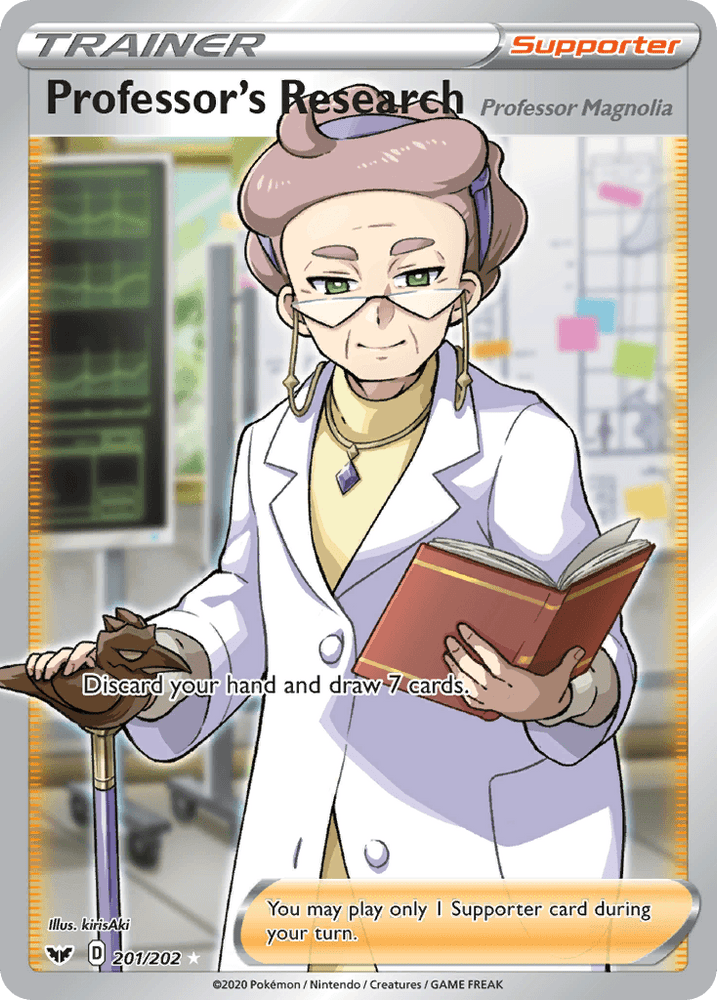 Professor's Research (201/202) (Professor Magnolia) [Sword & Shield: Base Set] (Online Only)