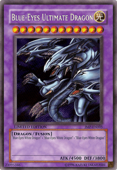 Blue-Eyes Ultimate Dragon [JMP-EN005] Ultra Rare (ONLINE ORDER ONLY)