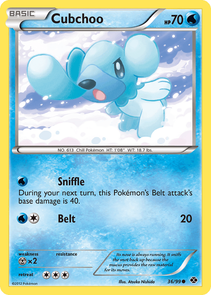 Cubchoo (36/99) [Black & White: Next Destinies] (Online Only)