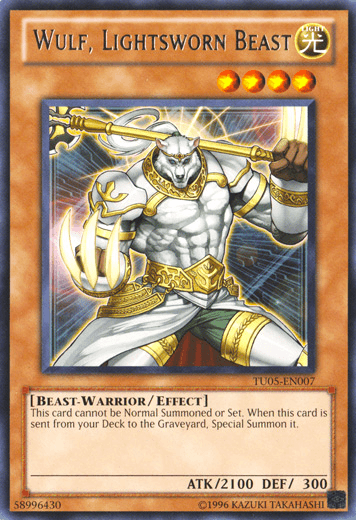 Wulf, Lightsworn Beast [TU05-EN007] Rare (ONLINE ORDER ONLY)