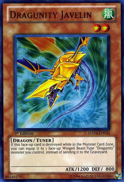 Dragunity Javelin [HA04-EN014] Super Rare (ONLINE ORDER ONLY)
