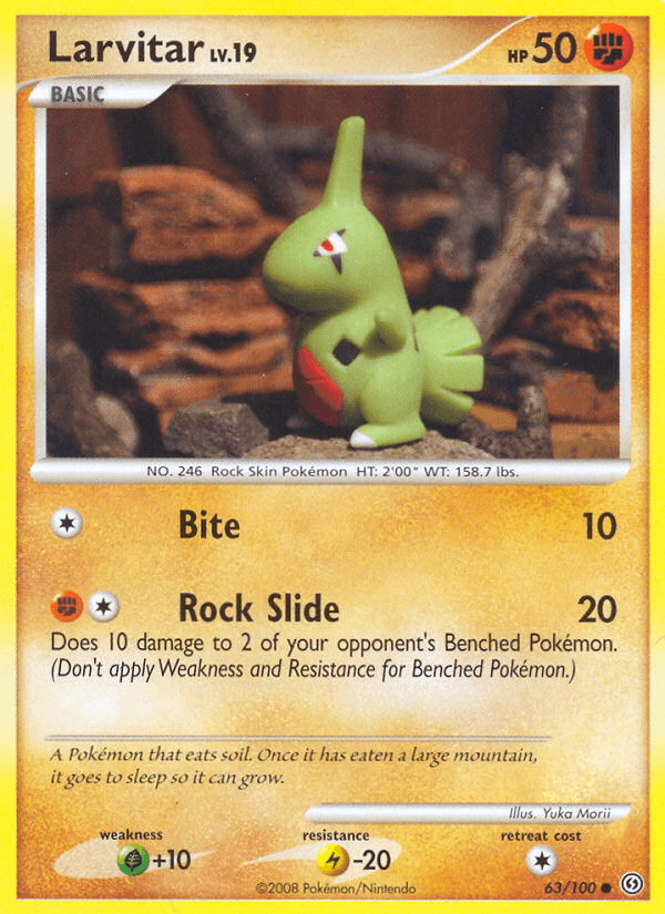 Larvitar (63/100) [Diamond & Pearl: Stormfront] (Online Only)