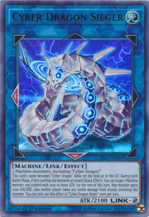 Cyber Dragon Sieger [CYHO-EN046] Ultra Rare (ONLINE ORDER ONLY)