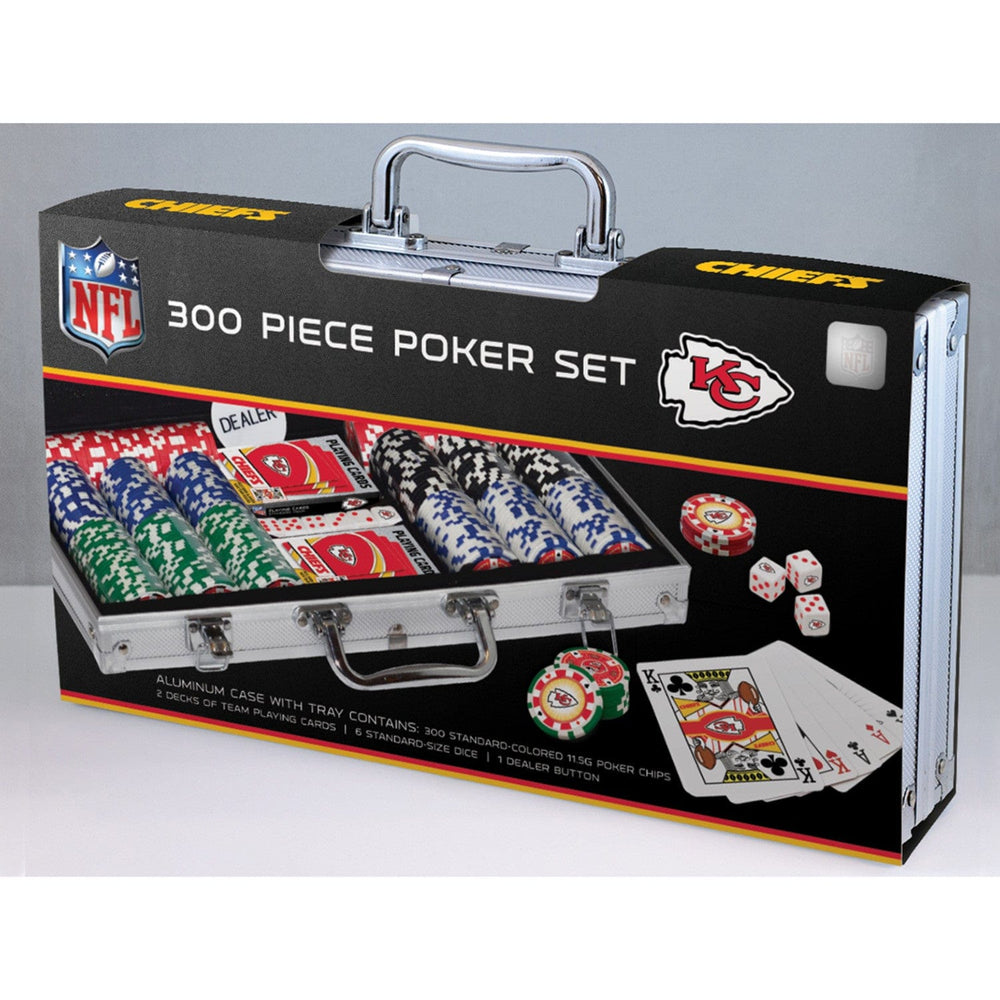 Kansas City Chiefs 300 Piece Poker Set (ONLINE ORDER ONLY)