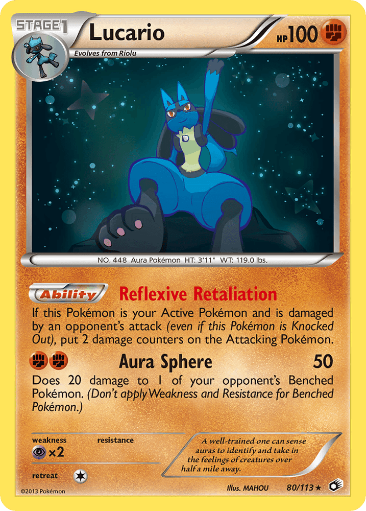 Lucario (80/113) [Black & White: Legendary Treasures] (Online Only)