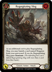 Regurgitating Slog (Blue) [U-WTR199] (Welcome to Rathe Unlimited)  Unlimited Rainbow Foil - Anime Imports LLC