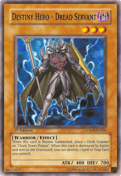Destiny Hero - Dread Servant [LODT-EN004] Common (ONLINE ORDER ONLY)