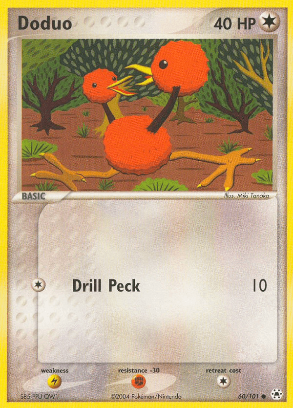 Doduo (60/101) [EX: Hidden Legends] (Online Only)