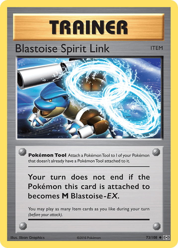 Blastoise Spirit Link (73/108) [XY: Evolutions] (Online Only)