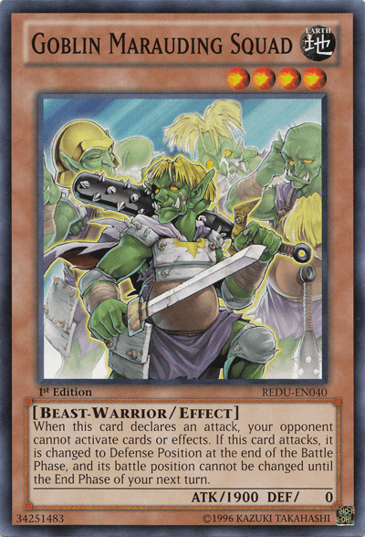 Goblin Marauding Squad [REDU-EN040] Common (ONLINE ORDER ONLY)