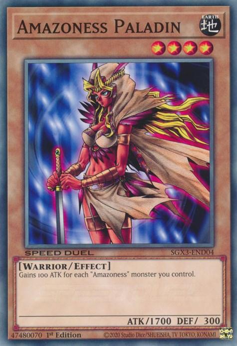 Amazoness Paladin [SGX3-END04] Common (ONLINE ORDER ONLY)