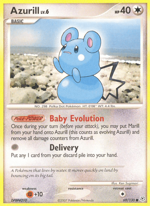 Azurill (69/130) [Diamond & Pearl: Base Set] (Online Only)