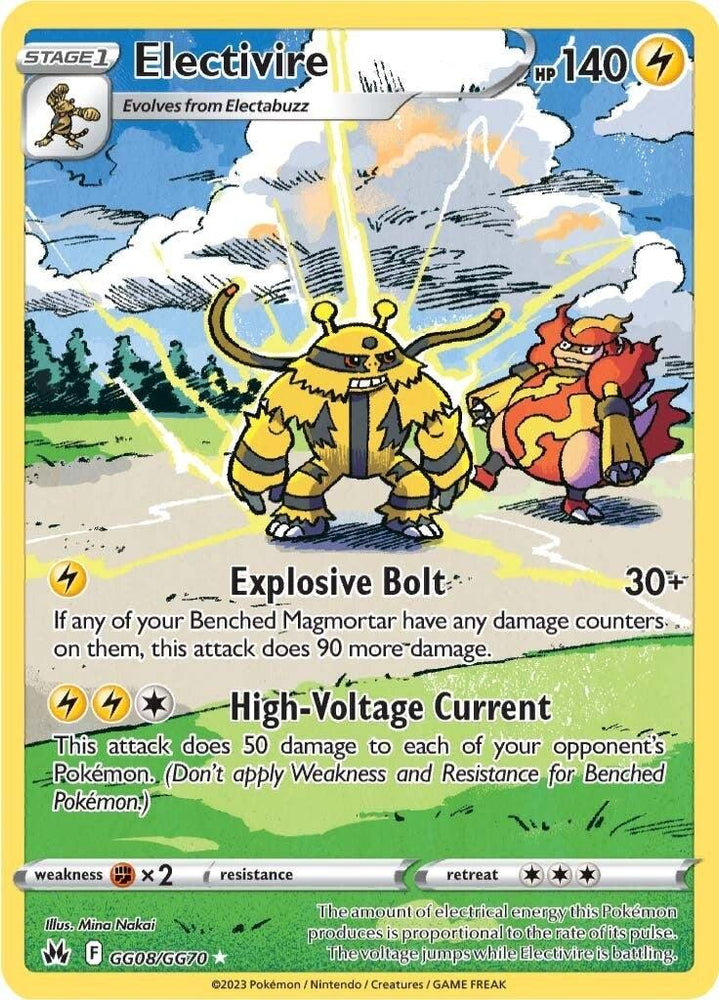 Electivire (GG08/GG70) [Sword & Shield: Crown Zenith] (Online Only)