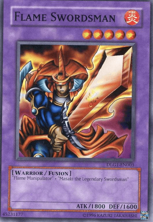 Flame Swordsman [DLG1-EN003] Common (ONLINE ORDER ONLY)