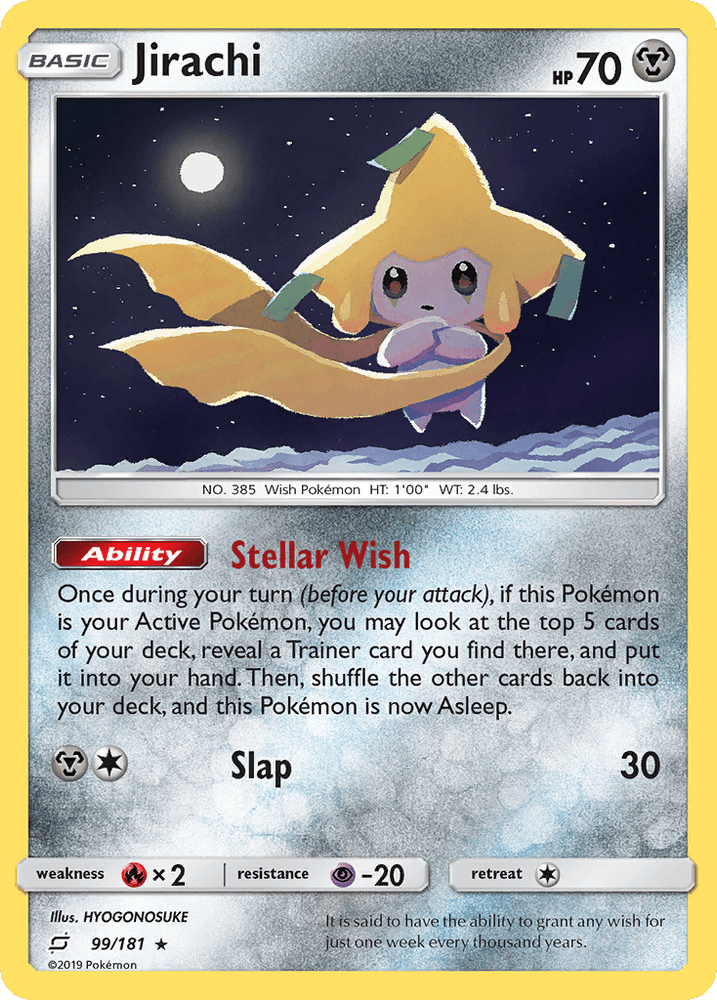 Jirachi (99/181) [Sun & Moon: Team Up] (Online Only)