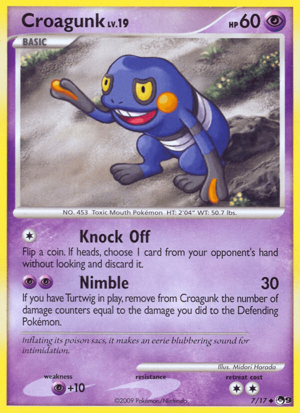 Croagunk (7/17) [POP Series 9] (Online Only)