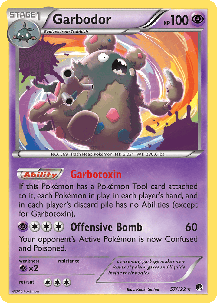 Garbodor (57/122) [XY: BREAKpoint] (Online Only)