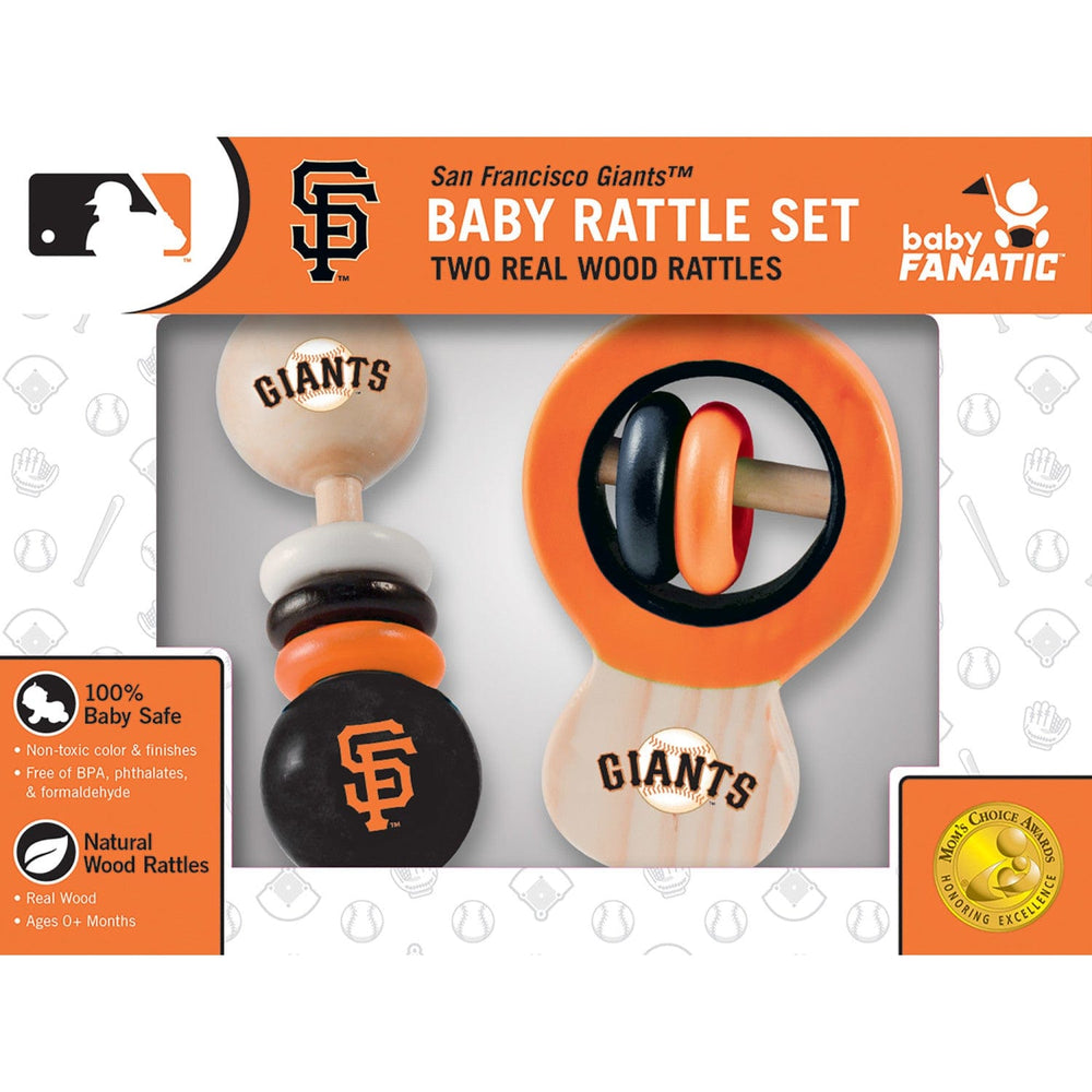 San Francisco Giants - Baby Rattles 2-Pack (ONLINE ORDER ONLY)