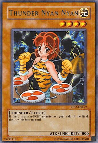 Thunder Nyan Nyan [DB2-EN169] Rare (ONLINE ORDER ONLY)