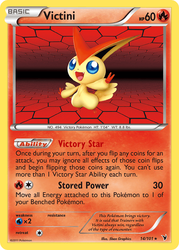 Victini (14/101) [Black & White: Noble Victories] (Online Only)