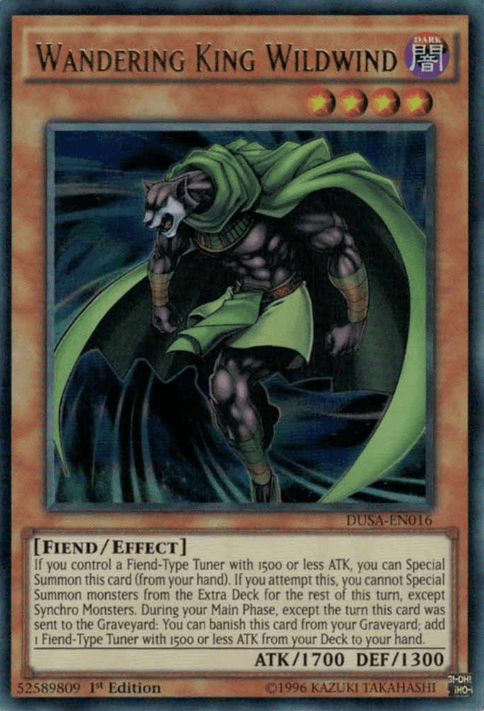 Wandering King Wildwind [DUSA-EN016] Ultra Rare (ONLINE ORDER ONLY)
