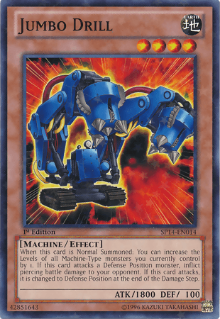 Jumbo Drill [SP14-EN014] Starfoil Rare (ONLINE ORDER ONLY)