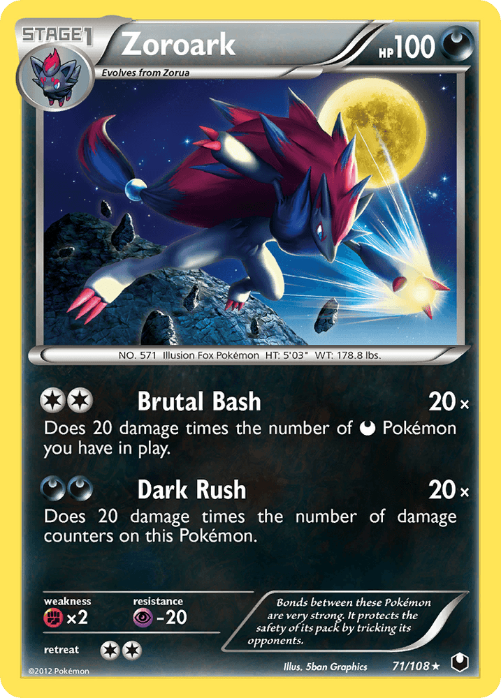 Zoroark (71/108) [Black & White: Dark Explorers] (Online Only)