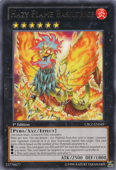 Hazy Flame Basiltrice [CBLZ-EN049] Rare (ONLINE ORDER ONLY)